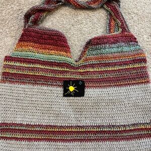 Large Handmade Crochet Tote Bag